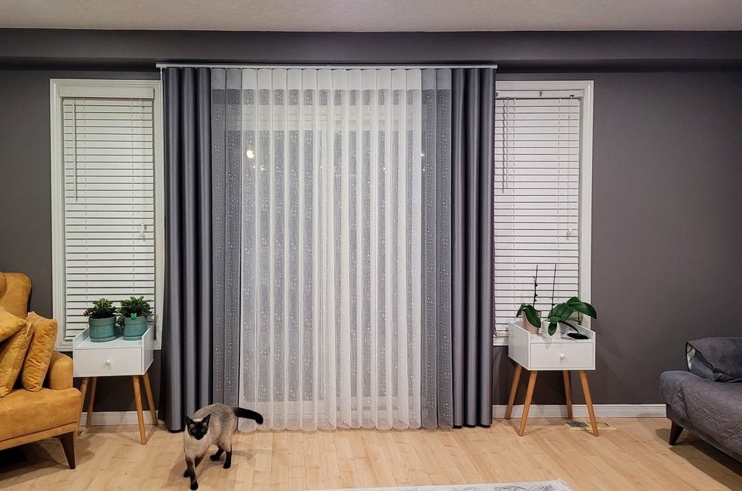 Zebra Blinds Detail